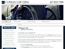 Tablet Screenshot of curranlawfirm.com